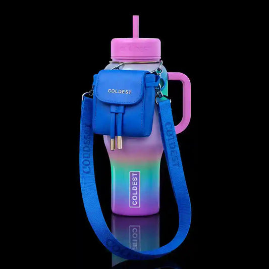 COLDEST Water Bottle Mini Backpack with Squeeze Holder and Pill Box