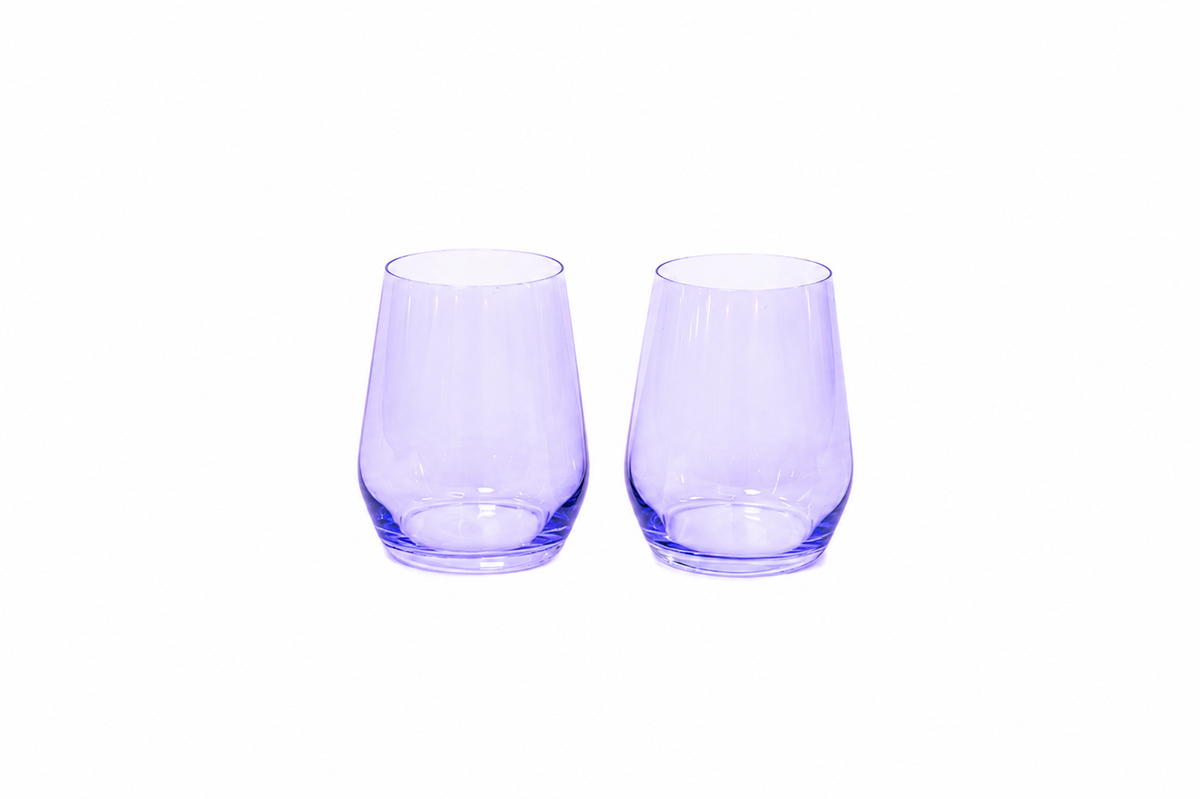Lady Lavender - Colored Wine Glass