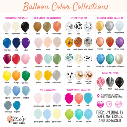 Premium Gold Latex Balloon Cluster (5", 11” and 17”)