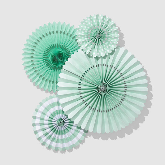 Mint Green Party Fans