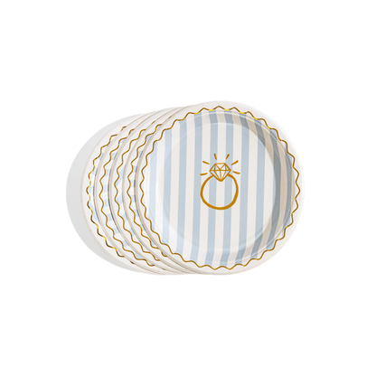 Happily Ever After Cake Plates (8 Pack)