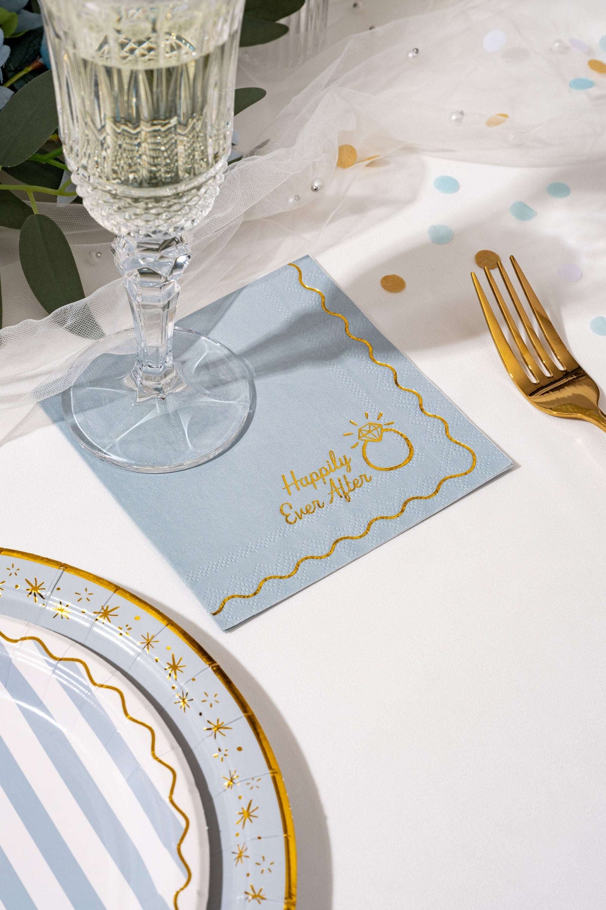Happily Ever After Cocktail Napkin