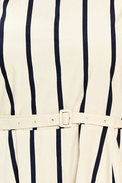 Sail Away Woven Midi Dress - Plus Size