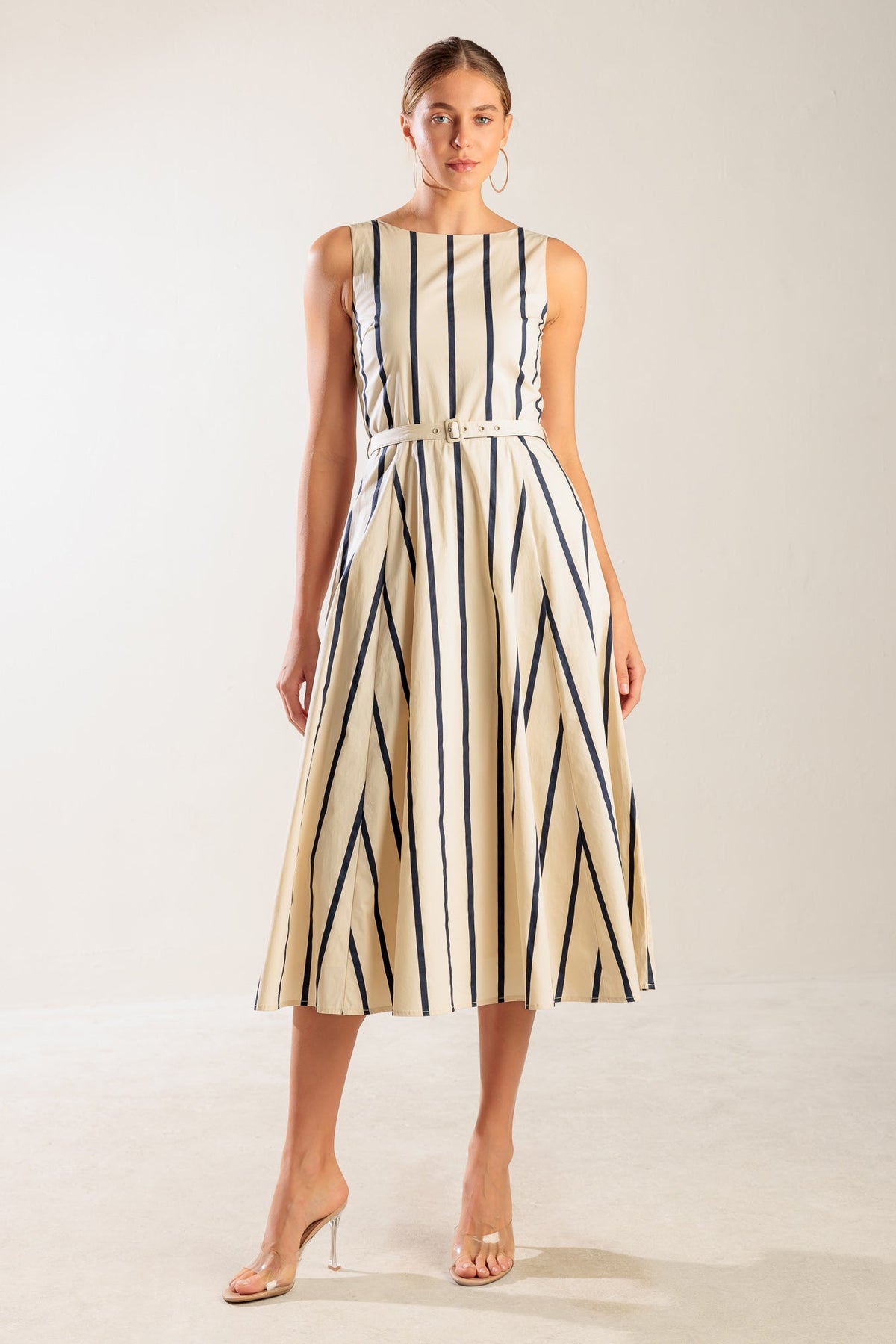 Sail Away Woven Midi Dress - Plus Size