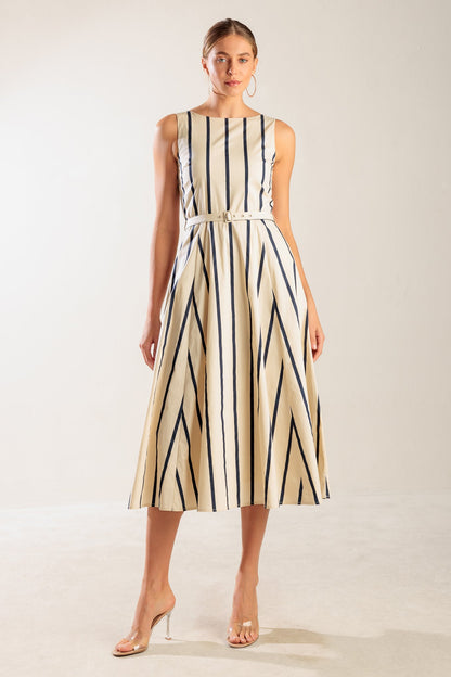 Sail Away Woven Midi Dress - Plus Size