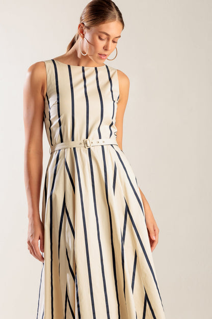 Sail Away Woven Midi Dress - Plus Size