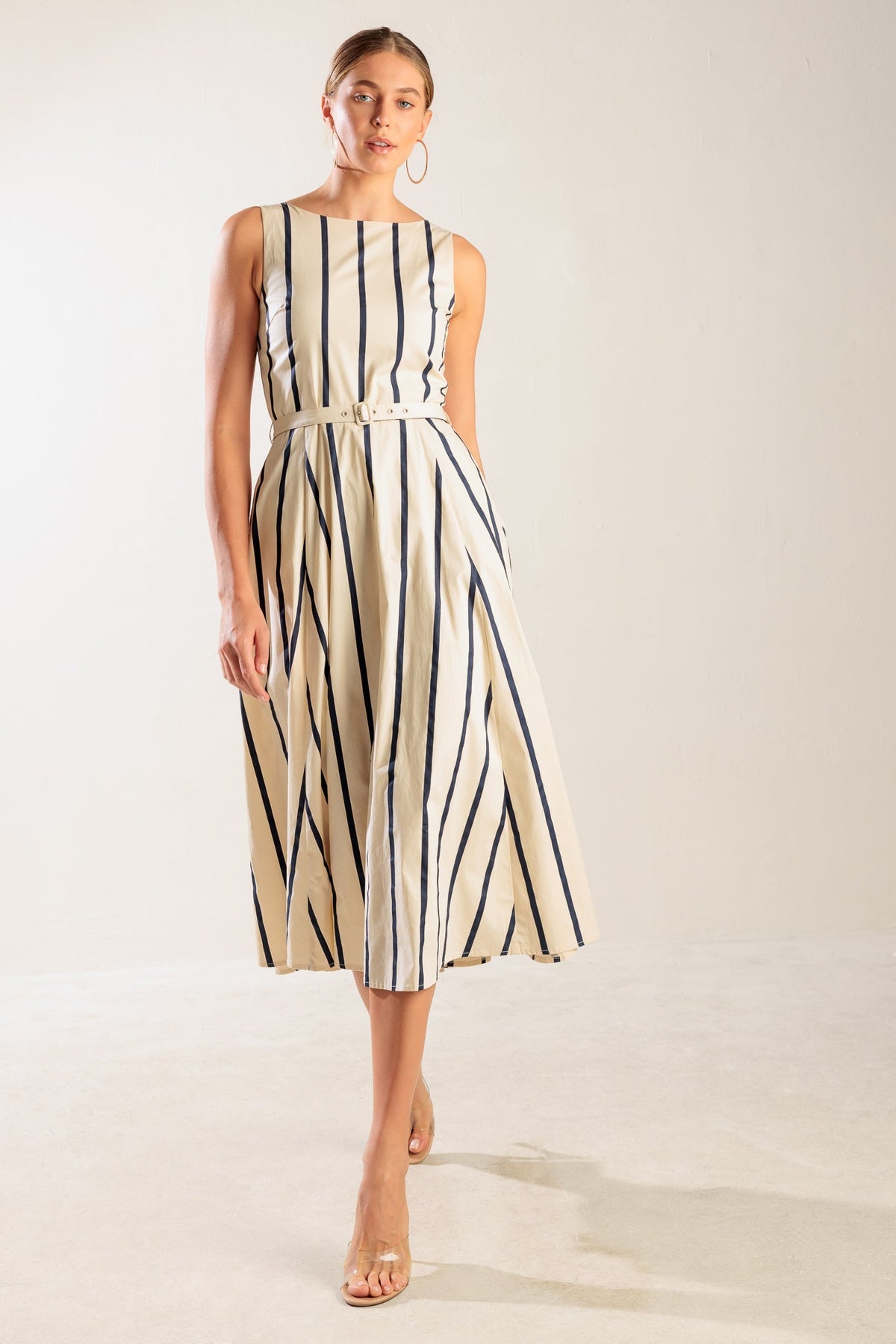 Sail Away Woven Midi Dress - Plus Size