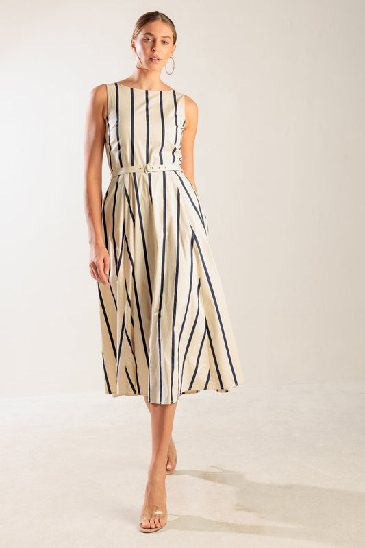 Sail Away Woven Midi Dress - Plus Size