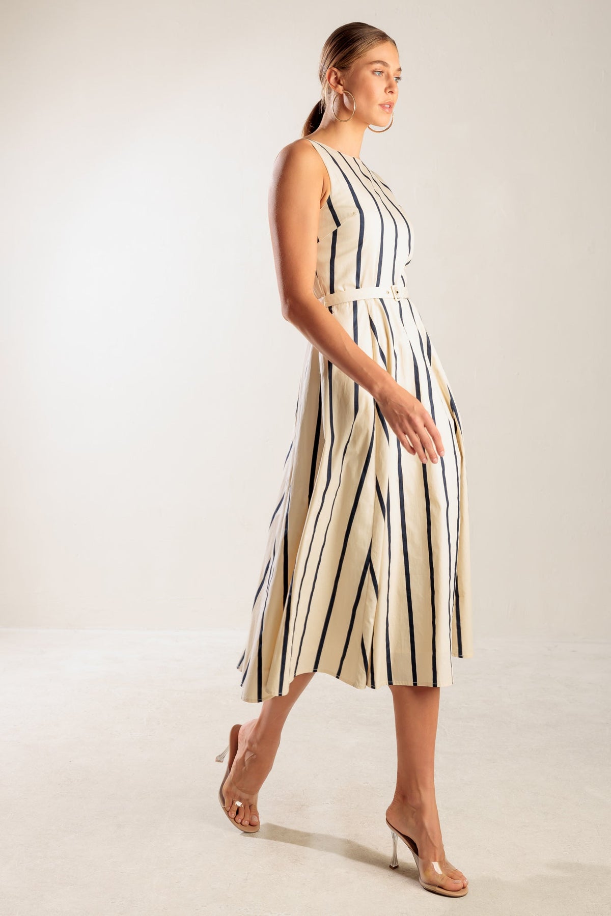 Sail Away Woven Midi Dress - Plus Size