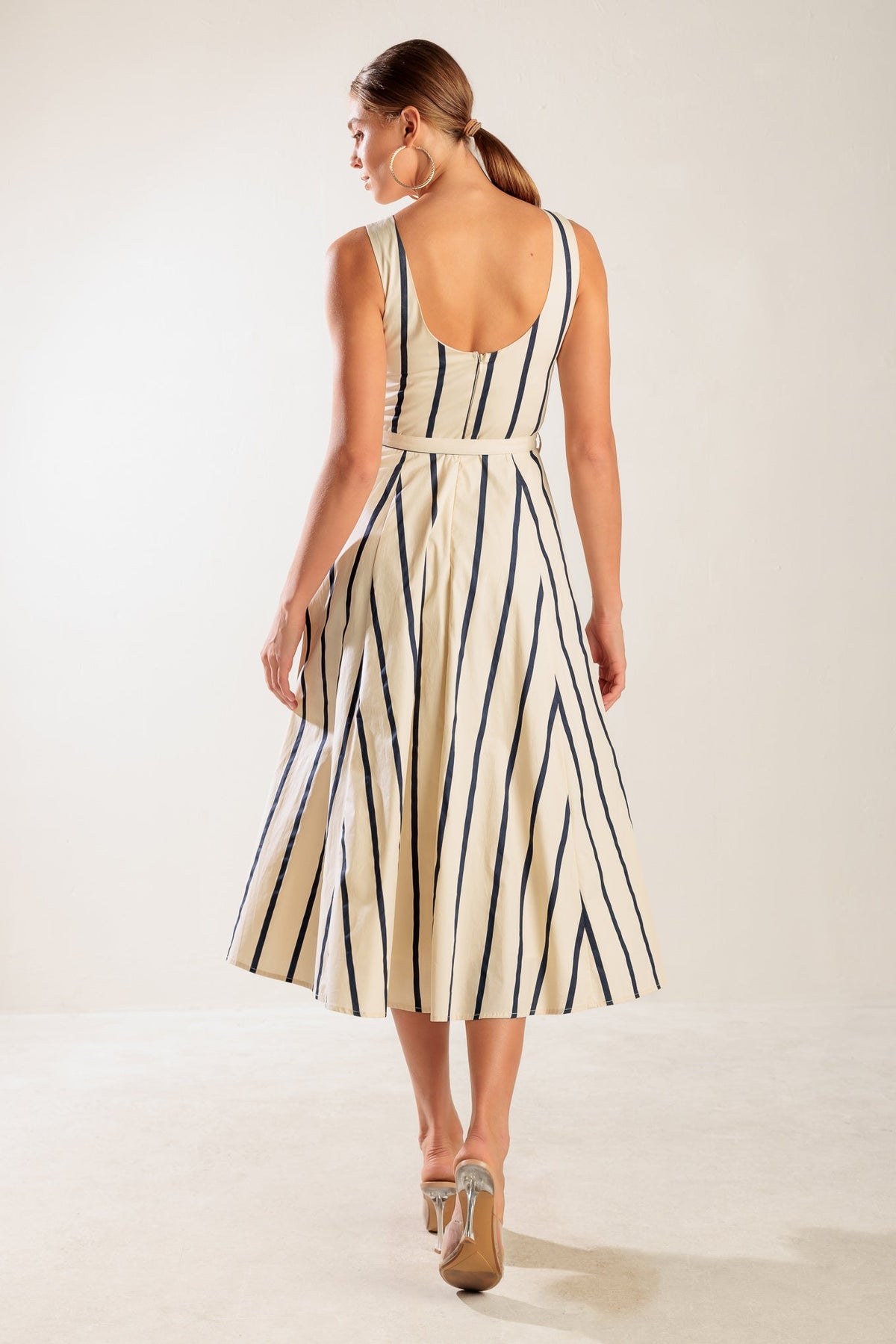 Sail Away Woven Midi Dress - Plus Size
