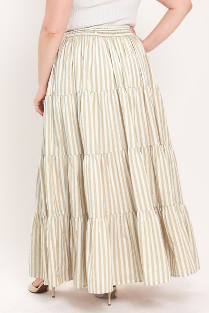 Hamptons Weekend Woven Maxi Skirt - Regular & Plus Size