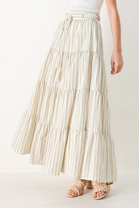 Hamptons Weekend Woven Maxi Skirt - Regular & Plus Size