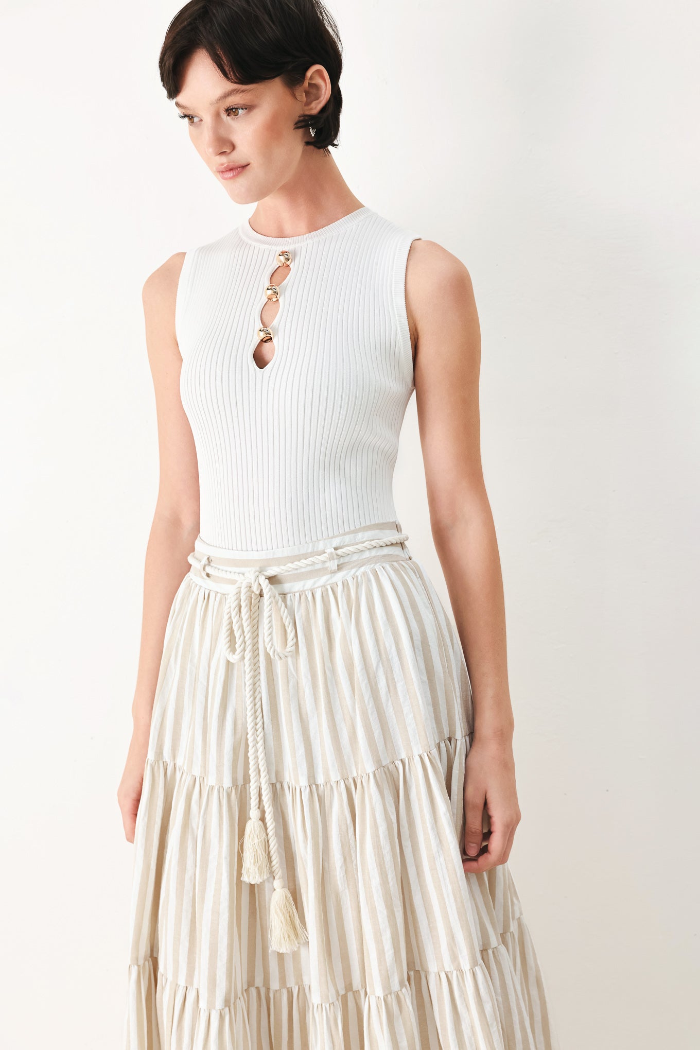 Hamptons Weekend Woven Maxi Skirt - Regular & Plus Size