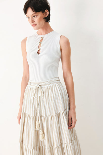 Hamptons Weekend Woven Maxi Skirt - Regular & Plus Size