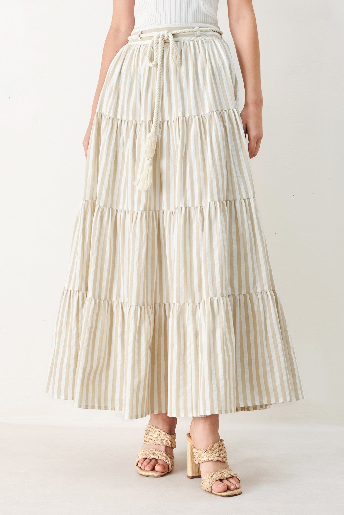 Hamptons Weekend Woven Maxi Skirt - Regular & Plus Size