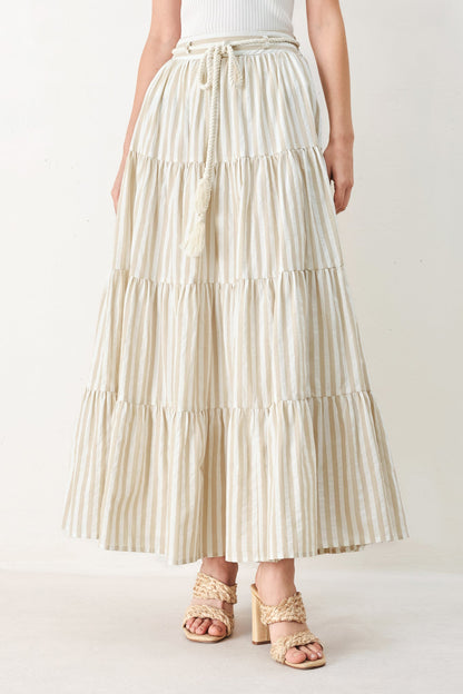Hamptons Weekend Woven Maxi Skirt - Regular & Plus Size