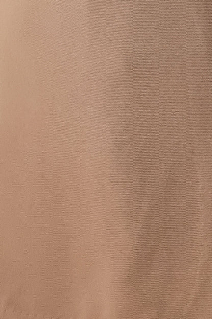 Close-up of brown fabric texture