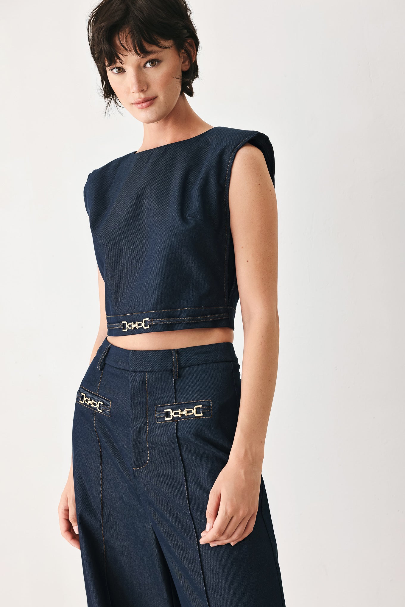 Yacht Club Crop Top