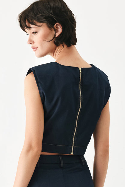 Yacht Club Crop Top