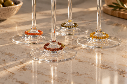 Autumn Ember Wine Charms Set