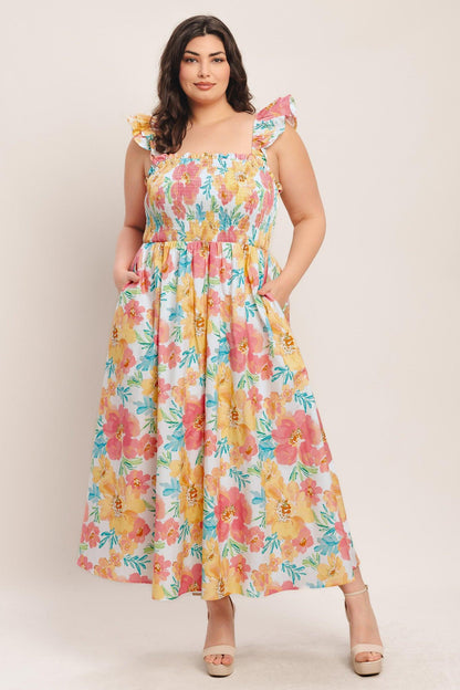 Soft Sunshine Woven Midi Dress - Regular & Plus Size