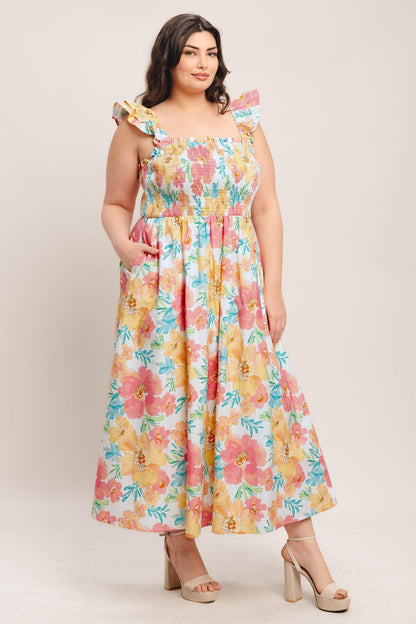 Soft Sunshine Woven Midi Dress - Regular & Plus Size