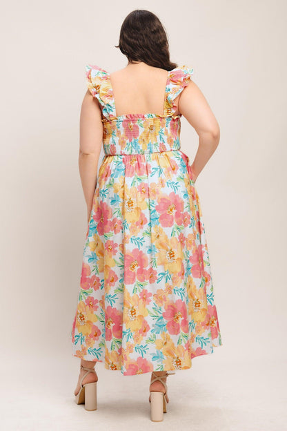 Soft Sunshine Woven Midi Dress - Regular & Plus Size