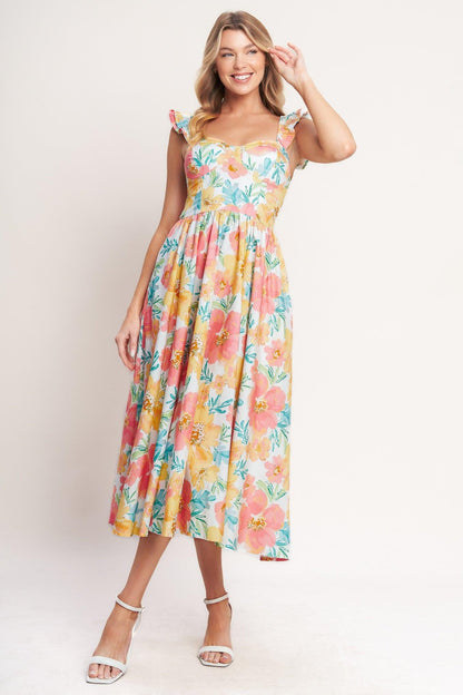 Soft Sunshine Woven Midi Dress - Regular & Plus Size