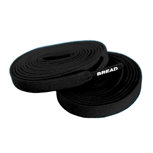 Shadow Black Shoe Laces from Bread