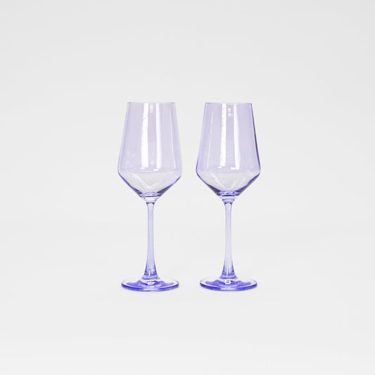 Lady Lavender - Colored Wine Glass