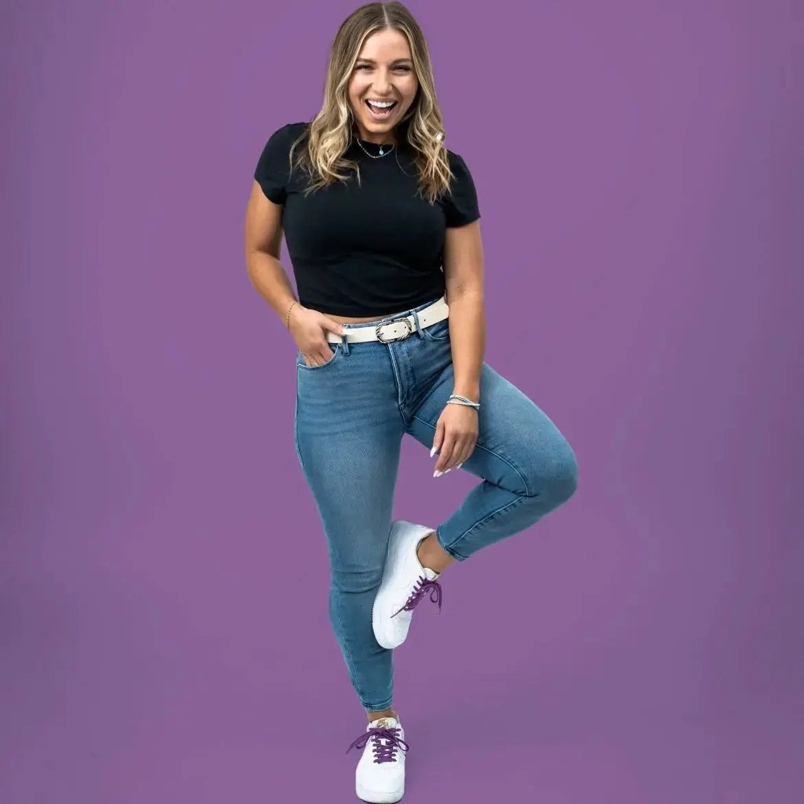 Cosmic Purple Shoe Laces from Bread
