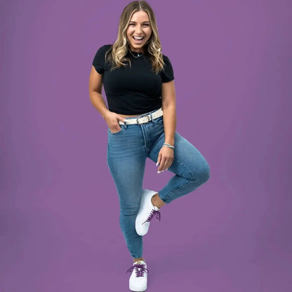 Cosmic Purple Shoe Laces from Bread