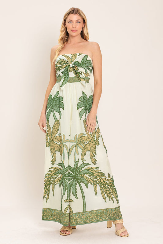 Palm Society Woven Jumpsuit/Pantsuit