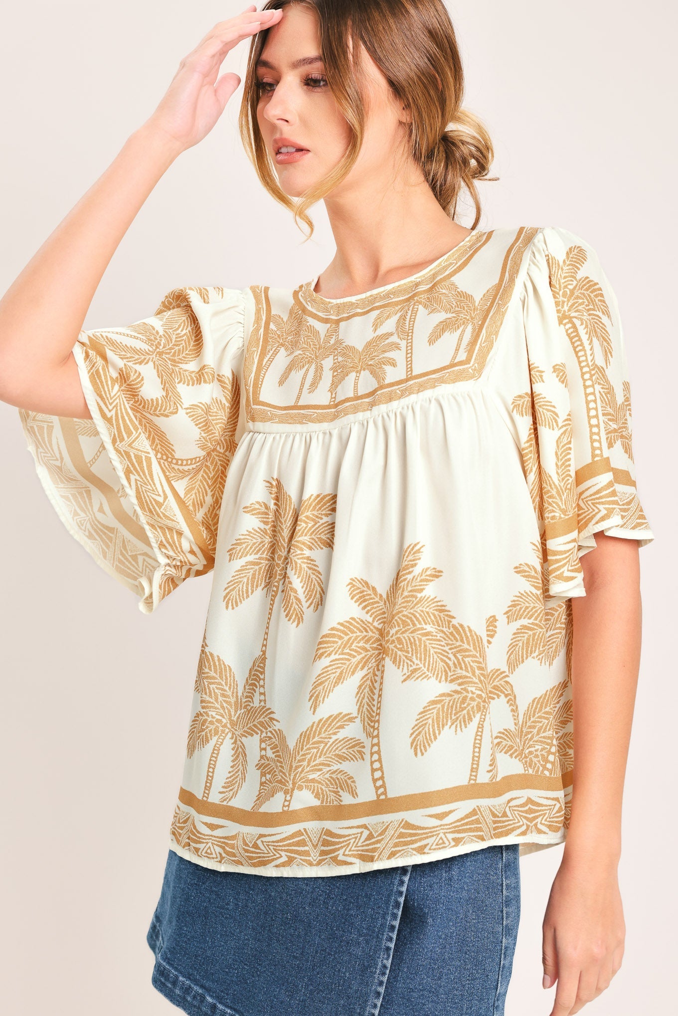 Breeze Story Printed Top - Day to Night Ease