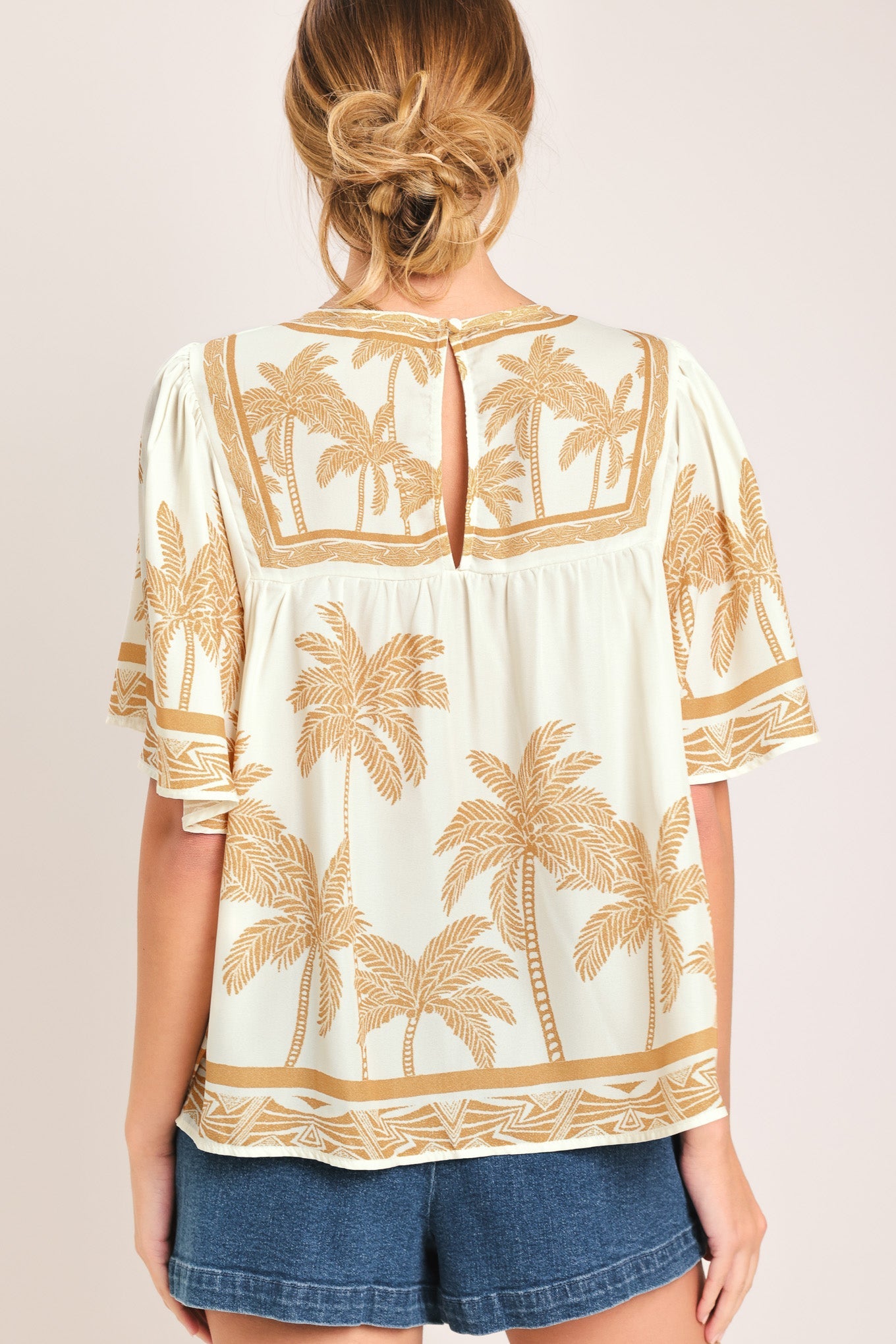 Breeze Story Printed Top - Day to Night Ease