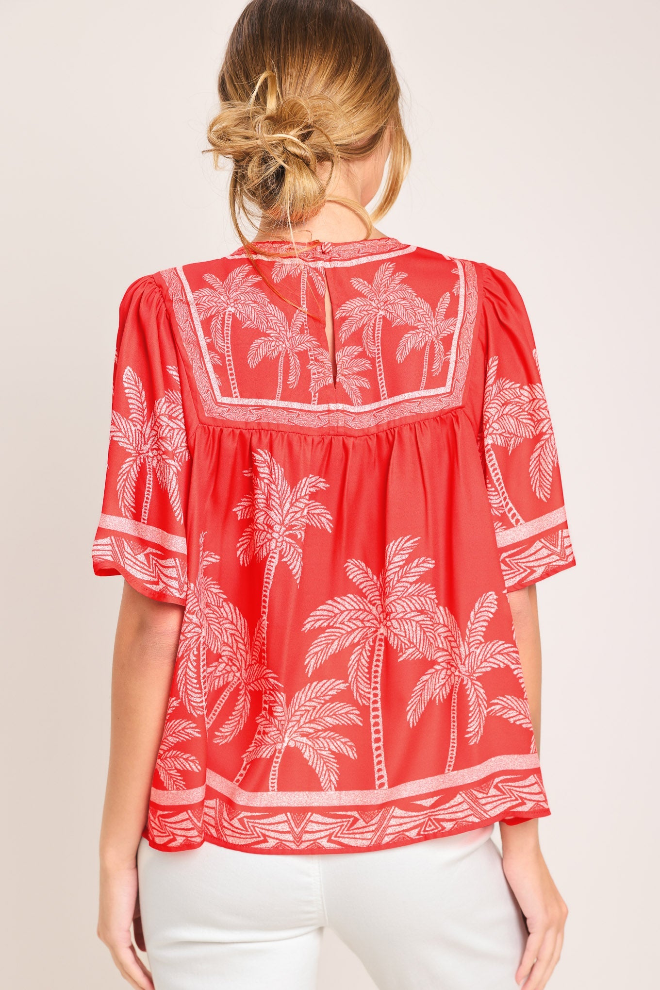 Breeze Story Printed Top - Day to Night Ease