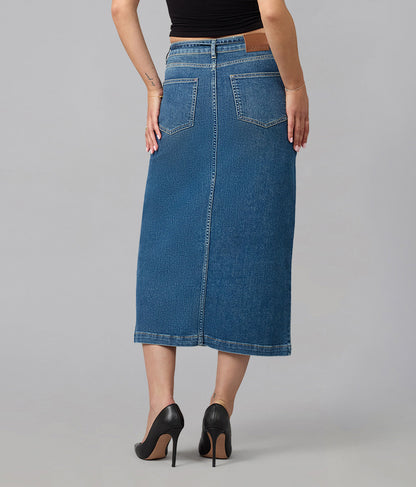 Halston High Rise Maxi Skirt