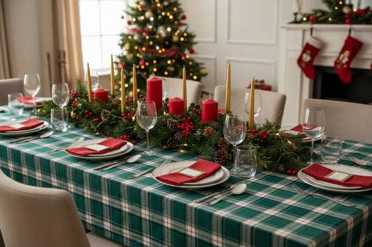 Classic Holiday/Everyday Tartan Dining Linen