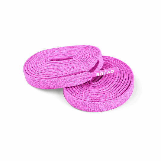 Pretty Pink Shoe Laces from Bread