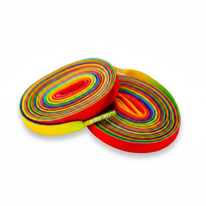 Prime Rainbow Shoe Laces from Bread