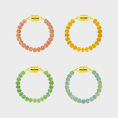 Full Bloom Ahead Wine Charms Set