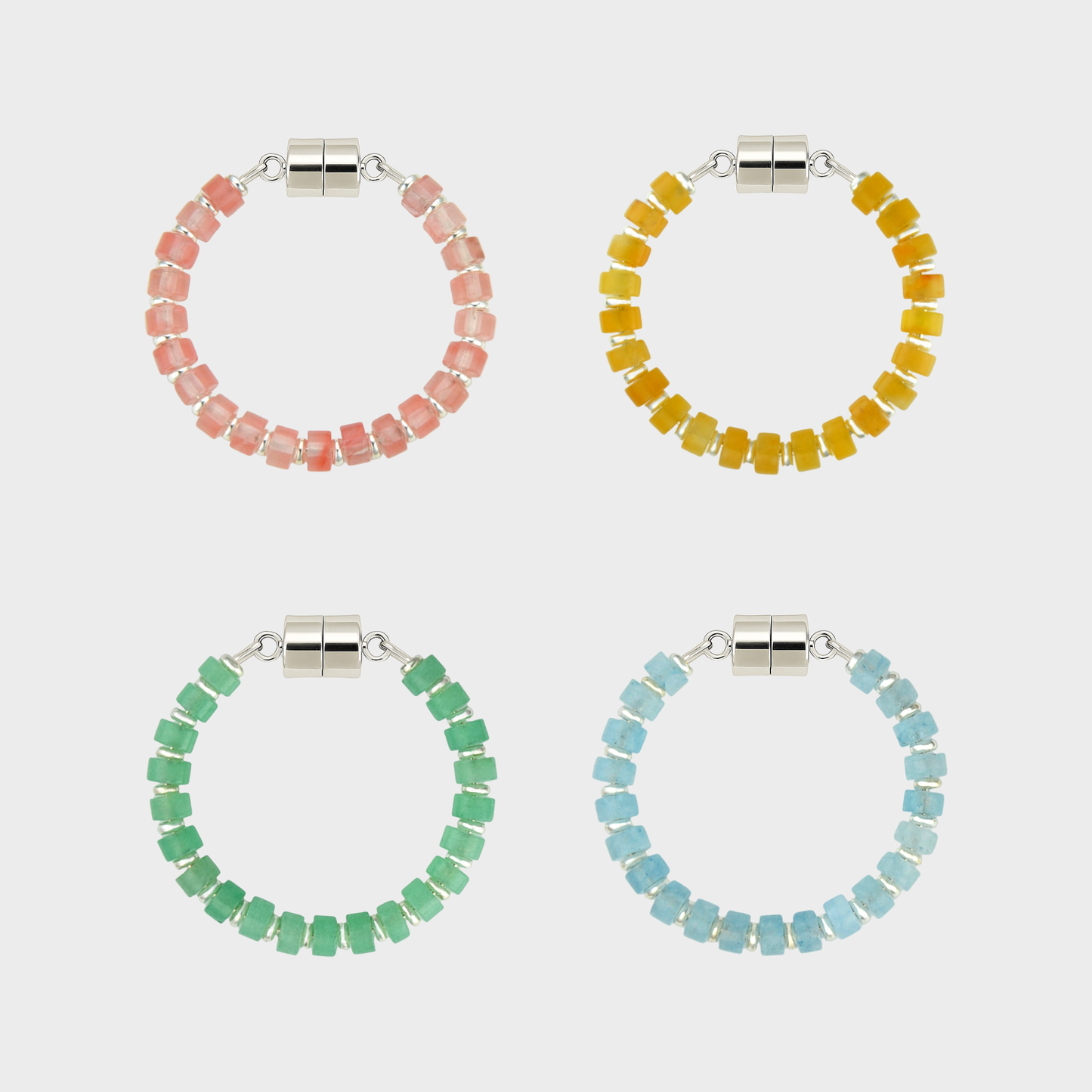 Full Bloom Ahead Wine Charms Set