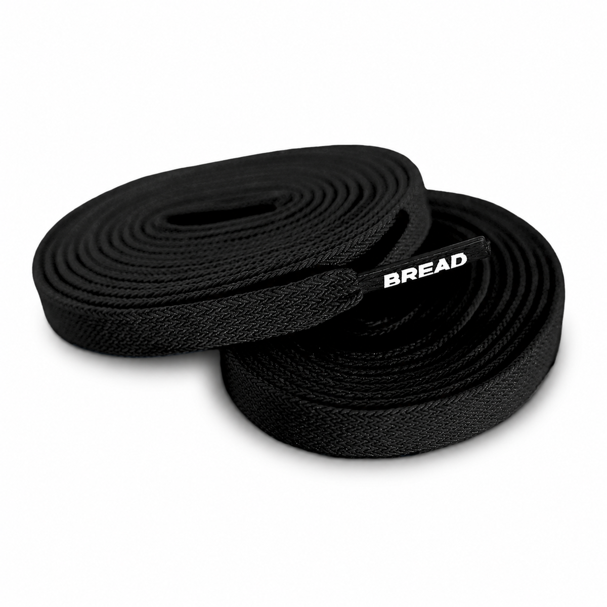 Shadow Black Shoe Laces from Bread