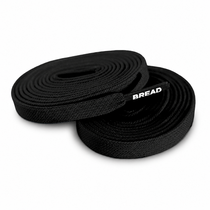 Shadow Black Shoe Laces from Bread