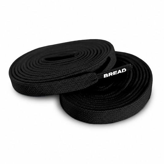 Shadow Black Shoe Laces from Bread