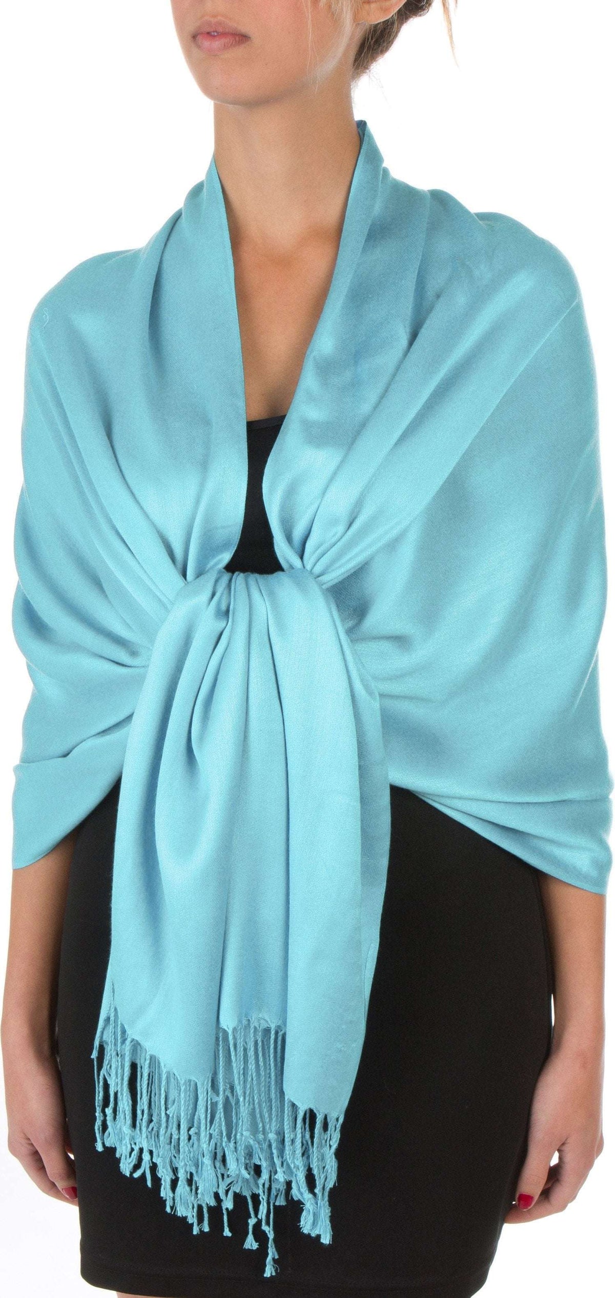 Sakkas Bamboo Rayon Pashmina Shawl Wrap — 78" × 28" Oversized Stole