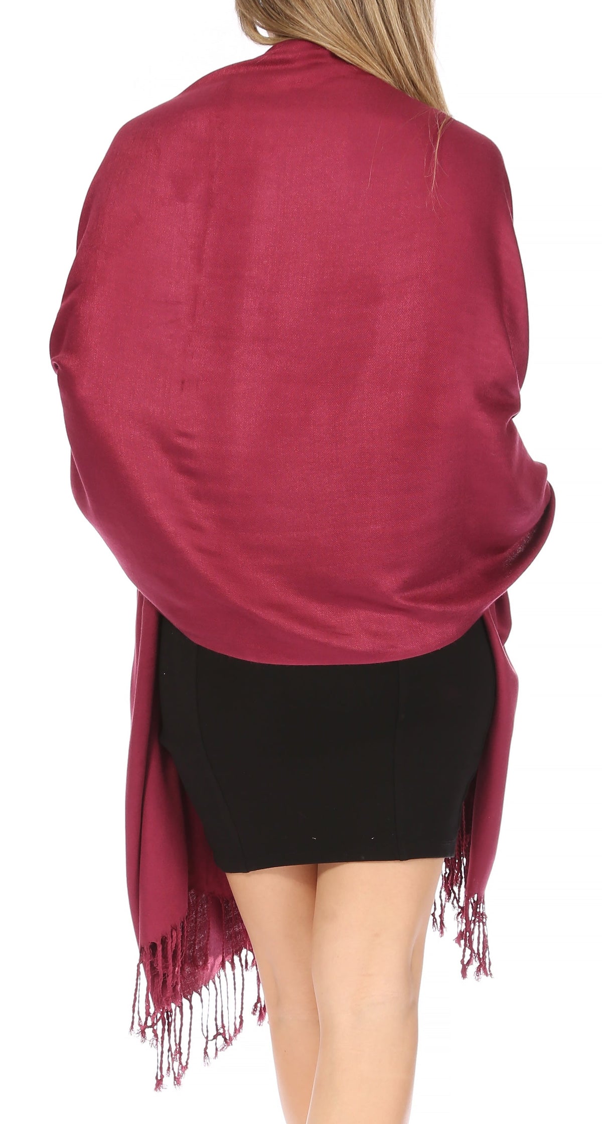 Sakkas Bamboo Rayon Pashmina Shawl Wrap — 78" × 28" Oversized Stole