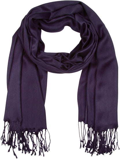 Sakkas Bamboo Rayon Pashmina Shawl Wrap — 78" × 28" Oversized Stole