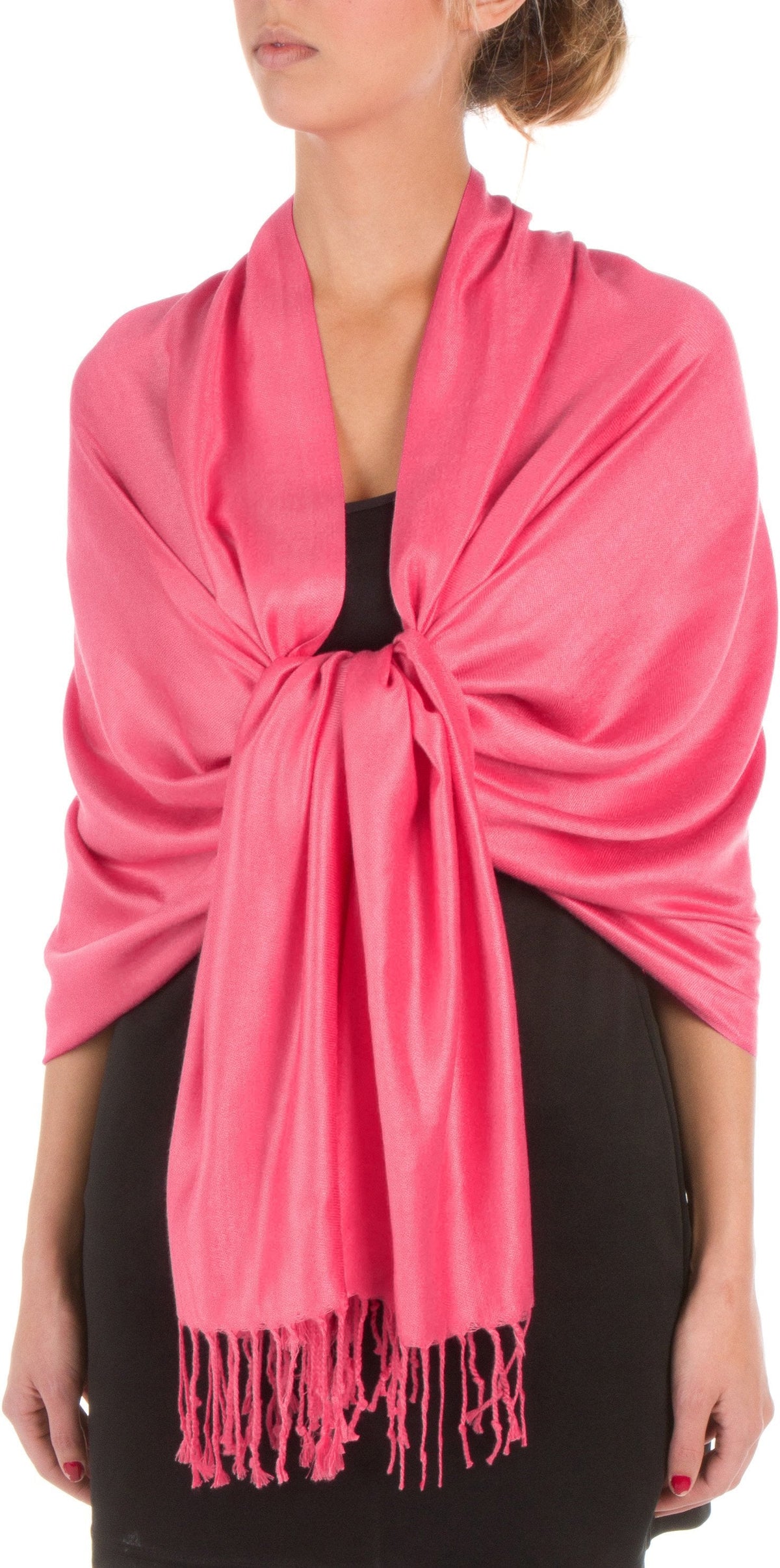Sakkas Bamboo Rayon Pashmina Shawl Wrap — 78" × 28" Oversized Stole