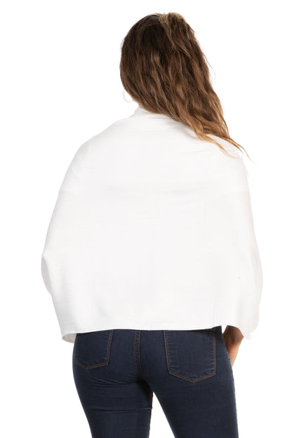 Sakkas Bamboo Rayon Pashmina Shawl Wrap — 78" × 28" Oversized Stole